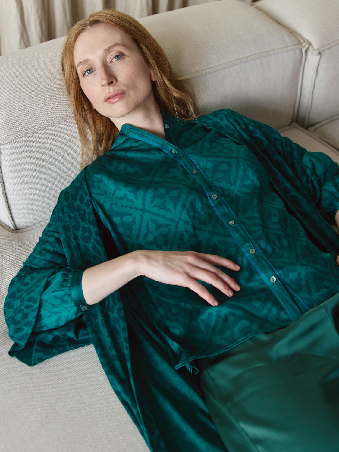 Jacke mit Geparden Muster