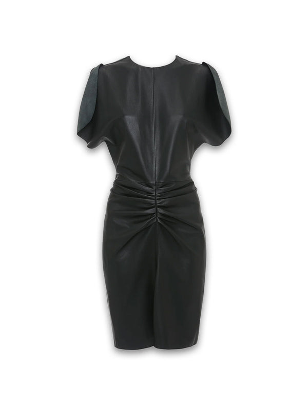 Gathered Waist –  Minikleid