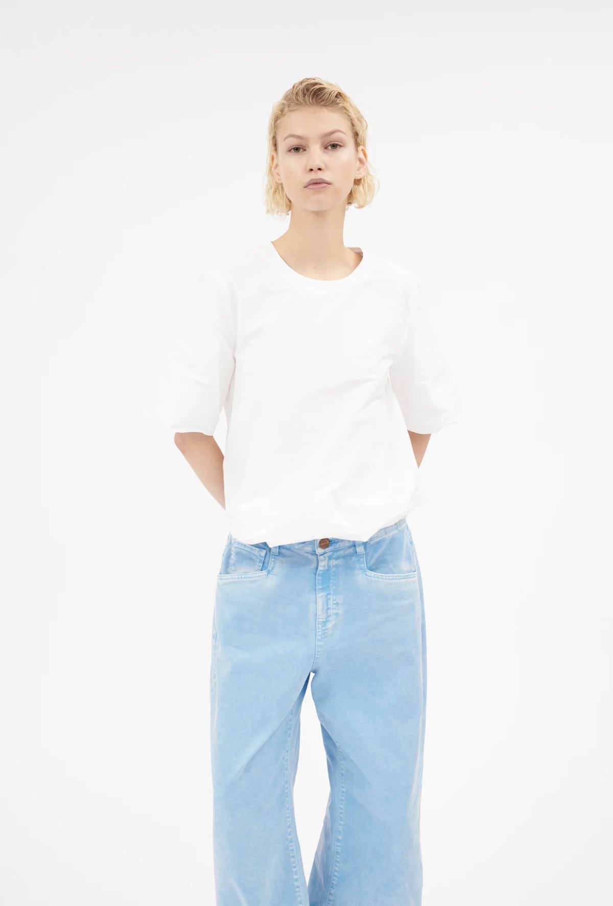 Shirt – Kurze gefütterte Bluse