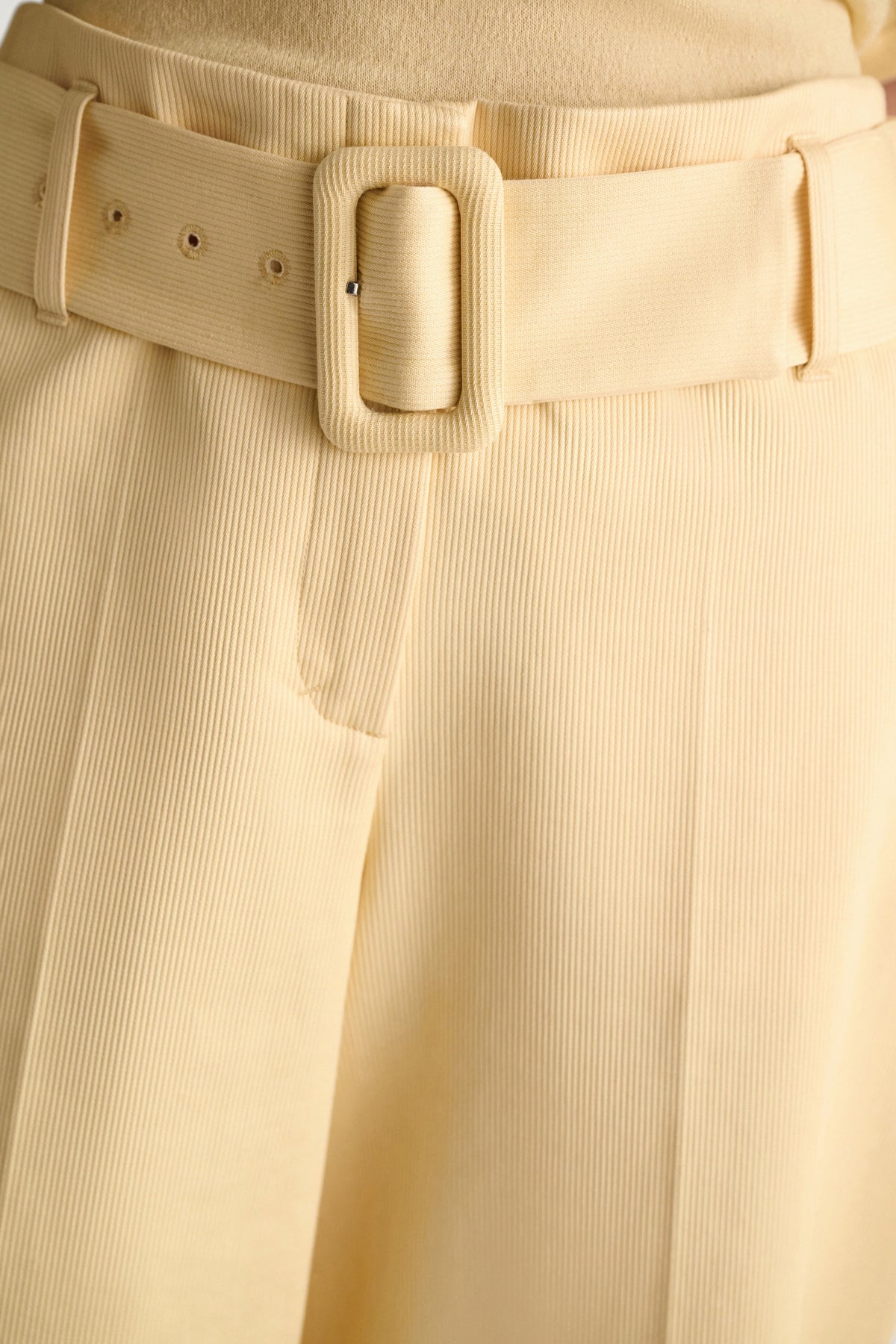 Modern - Hochtaillierte Culotte Pants aus Baumwolle