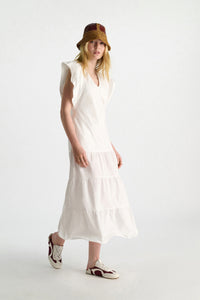 Pure Power Dress - Midi-Baumwollkleid