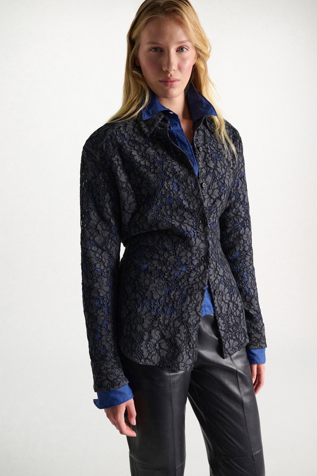 Powerfull Lace Bluse – Allover-Spitze