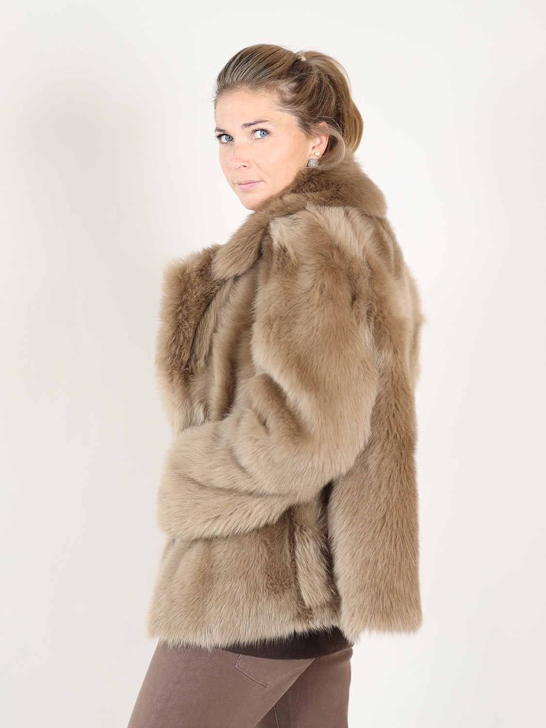 Toscana – Kurzer Fellmantel