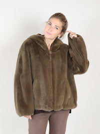 Mink and Nylon – Wendbare Nerzfell-Jacke
