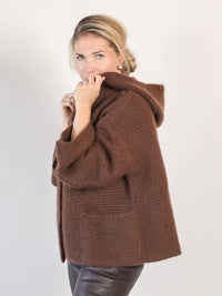 Breezy – Strickjacke mit Kapuze