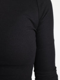 Longsleeve Shirt mit Rippenstrick 