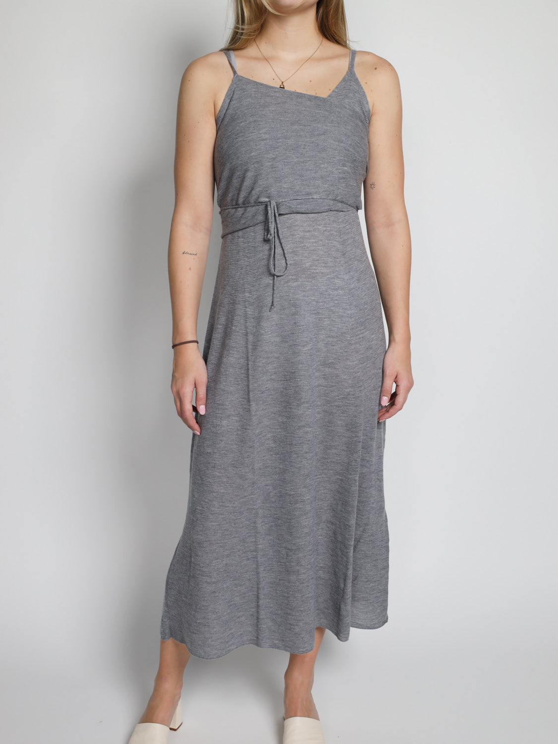 Florie – Melliertes Cashmere-Kleid