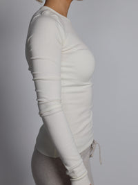 Longsleeve Shirt mit Rippenstrick 