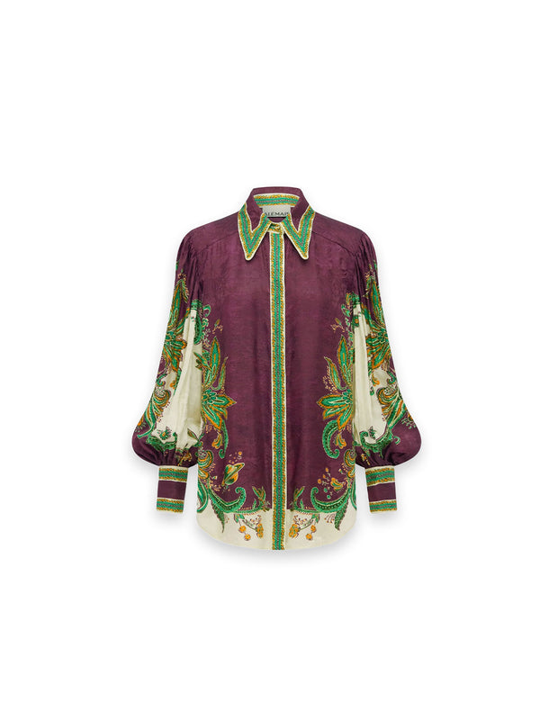 Ruthie Bluse – mit elegantem Allover-Print