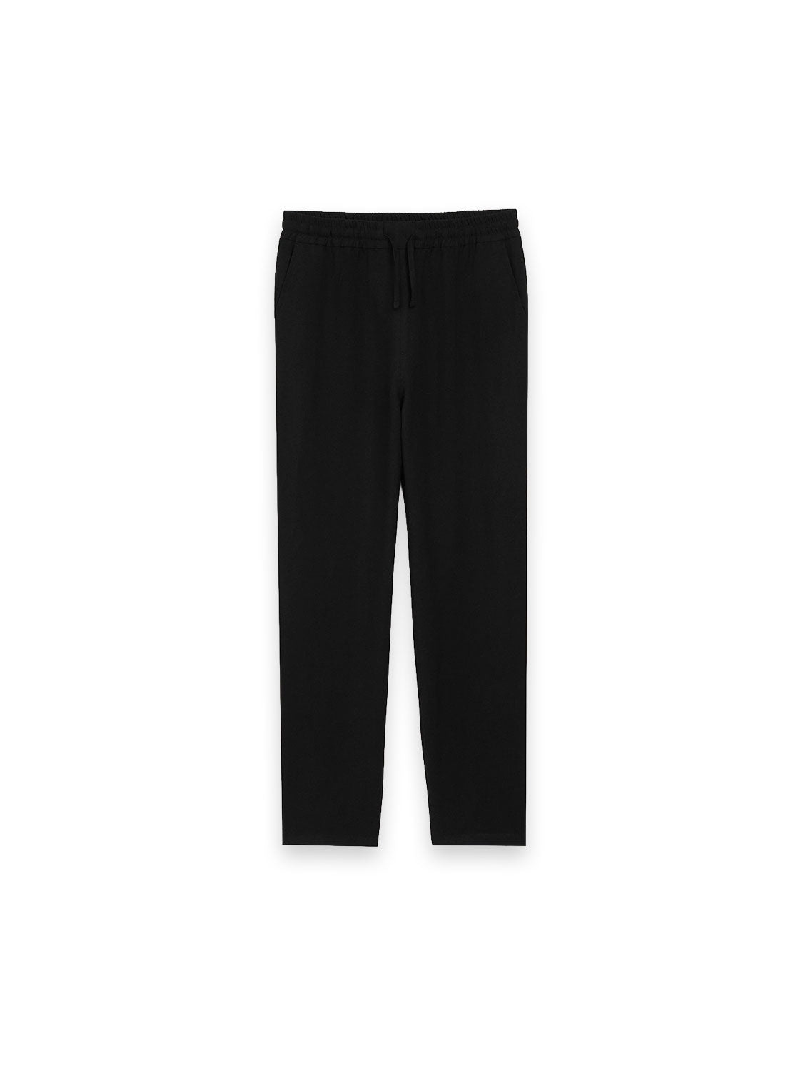 Elastische Hose aus Seiden-Mix