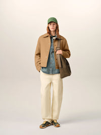 Boxy Buttoned Jacket – Boxy fit – sophisticated wool look