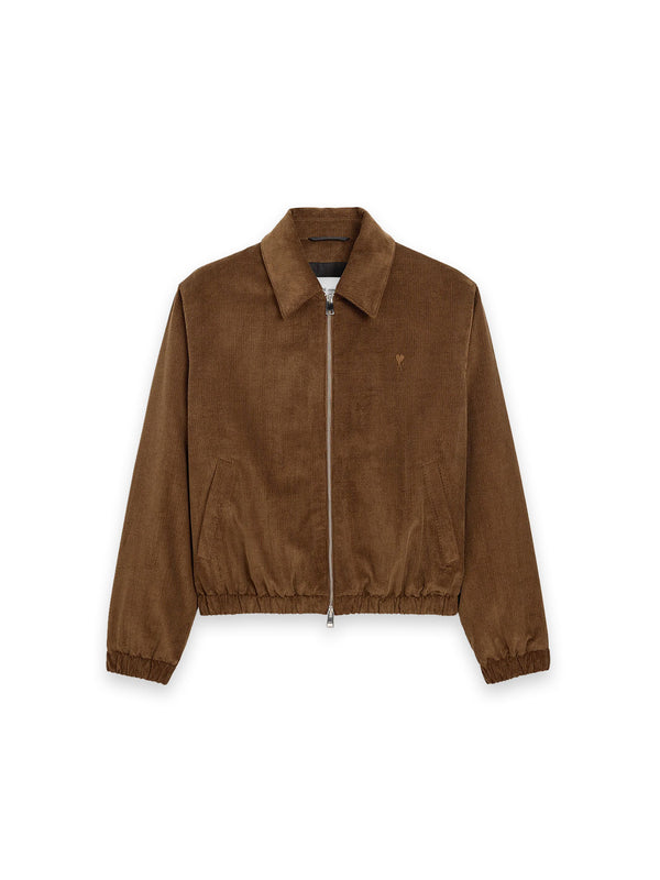 Ami De Cœur Jacke – Feine Cordstruktur – dezentes Herz-Detail