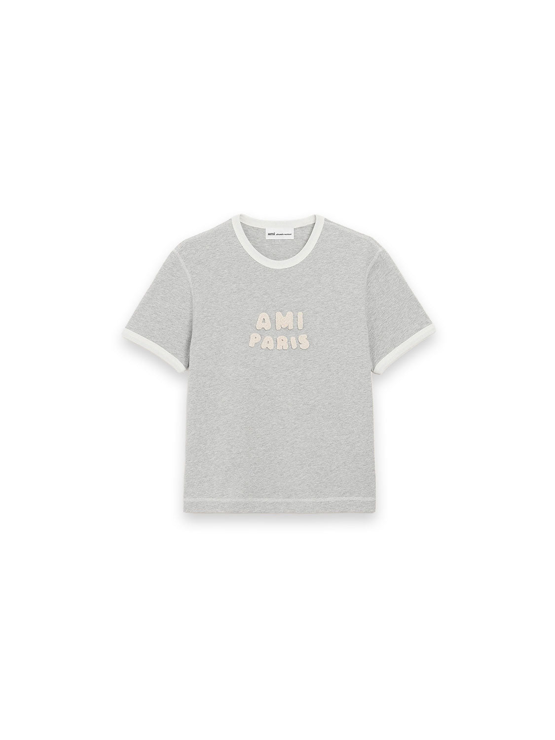 T-Shirt mit gestricktem Patch