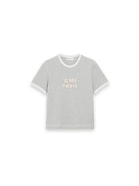 T-Shirt mit gestricktem Patch