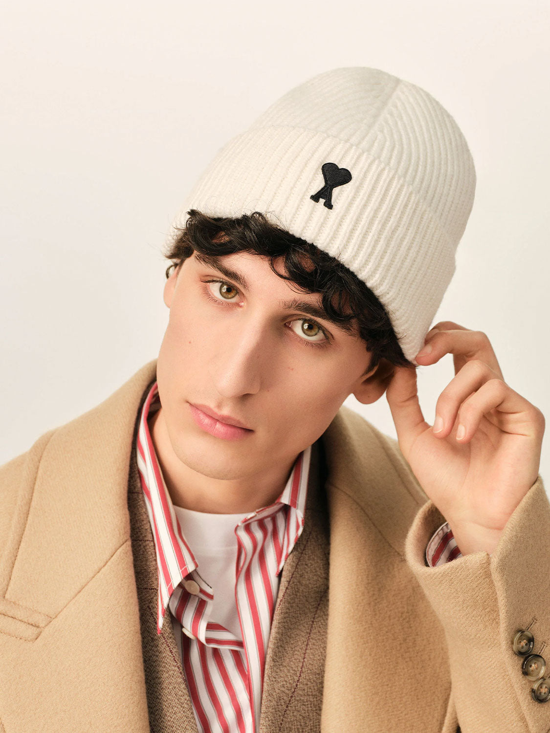 Beanie Mütze mit Logo-Patch