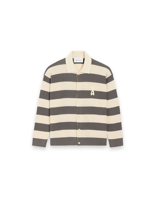 Gestreifter Cardigan aus Baumwolle