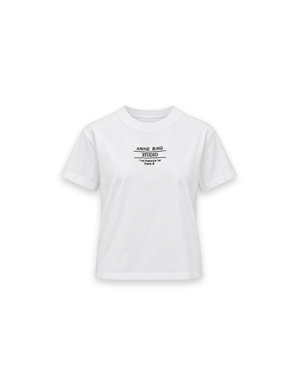 Shelley T-Shirt – Baumwollshirt mit Studio-Print