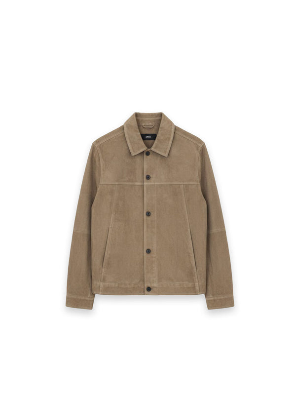 Jacke - Hemdjacke aus Ziegenleder