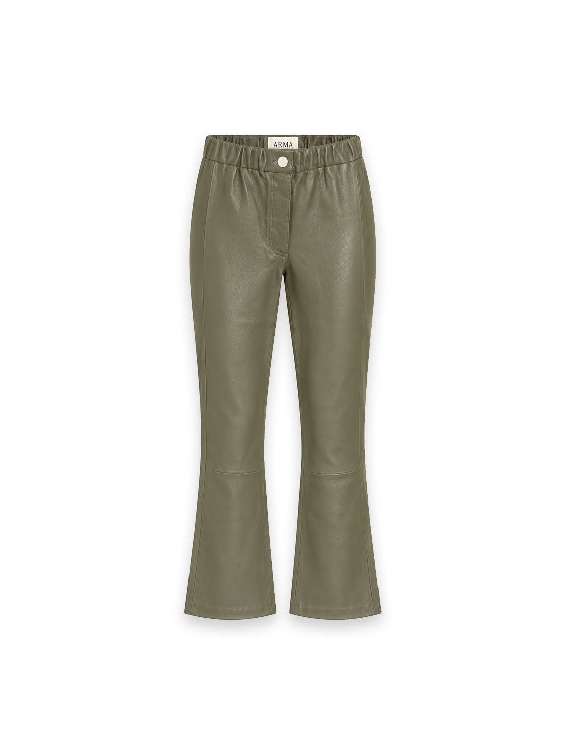 Lively Lederhose – Ausgestelltes Bein mit elastischem Bund