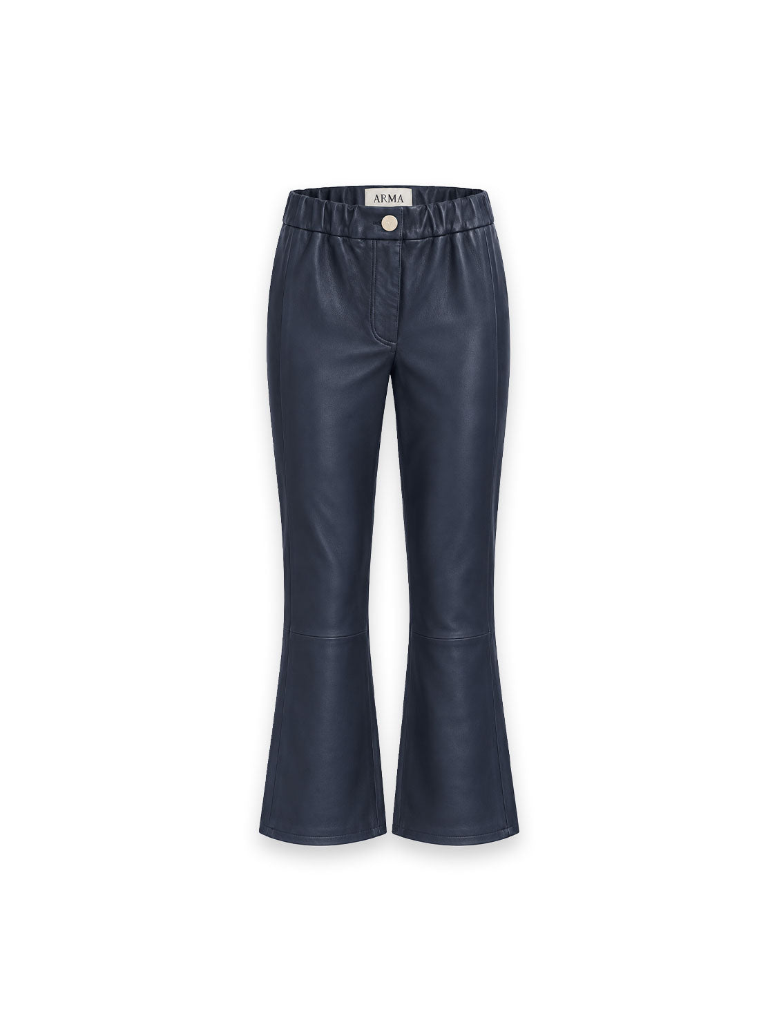 Lively Lederhose – Ausgestelltes Bein mit elastischem Bund