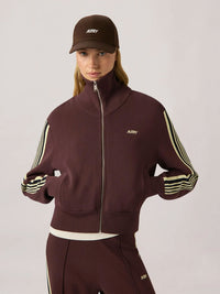 Jacket Main – Sweatjacke mit markanten Streifen-Details an den Ärmeln
