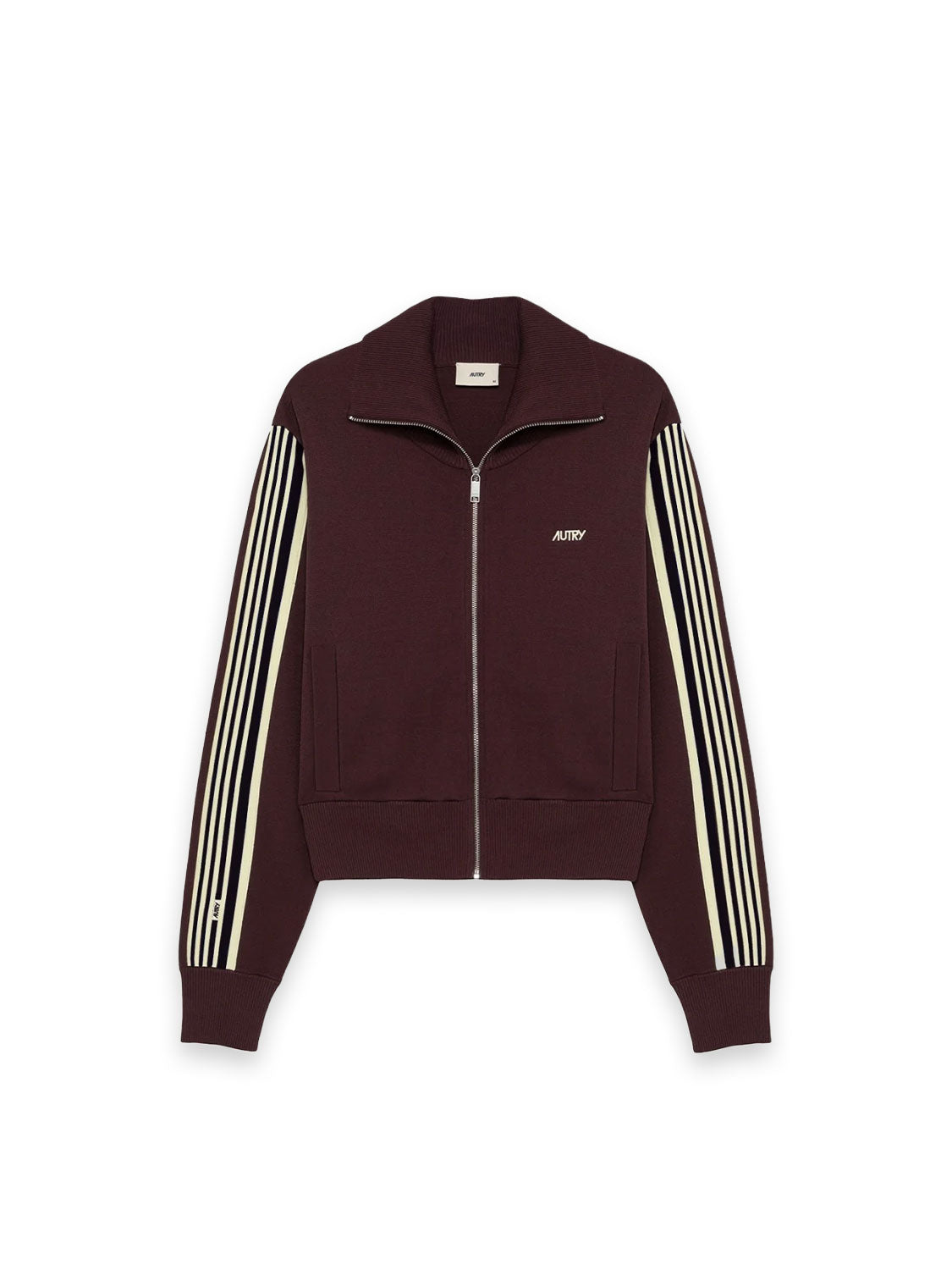 Jacket Main – Sweatjacke mit markanten Streifen-Details an den Ärmeln