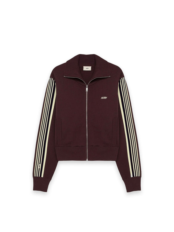 Jacket Main – Sweatjacke mit markanten Streifen-Details an den Ärmeln