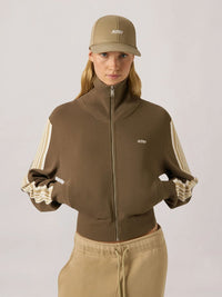 Jacket Main – Sweatjacke mit markanten Streifen-Details an den Ärmeln