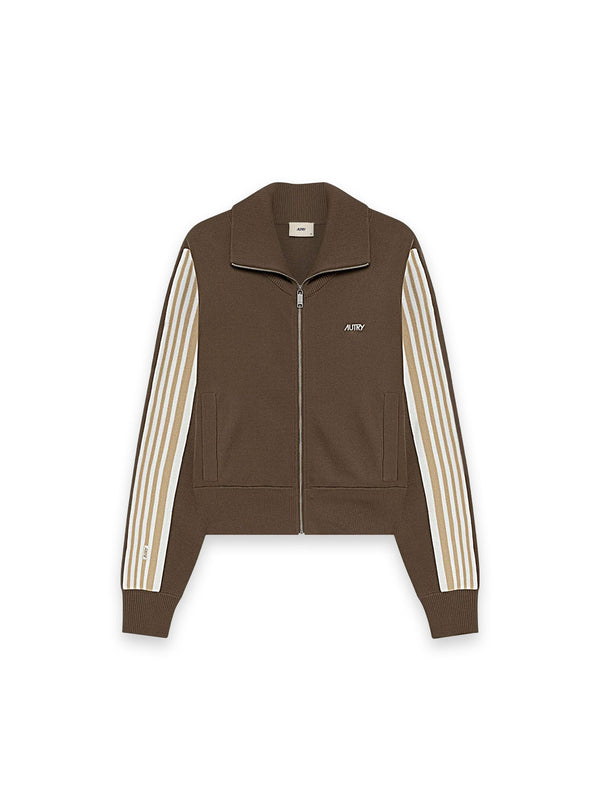 Jacket Main – Sweatjacke mit markanten Streifen-Details an den Ärmeln