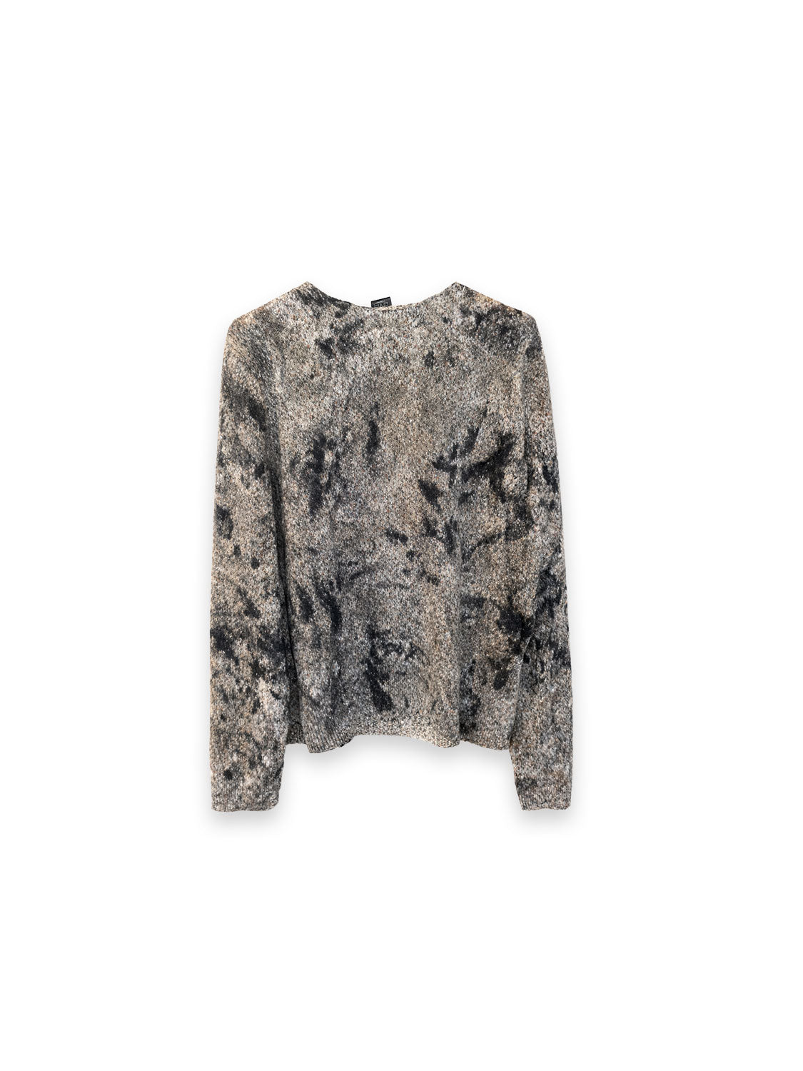 Strickpullover aus weichem Melange Garn mit modernem Farbverlauf