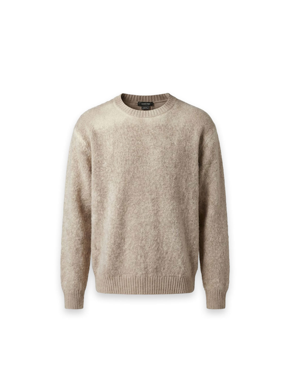 Rundhals Pullover aus Premium Strick