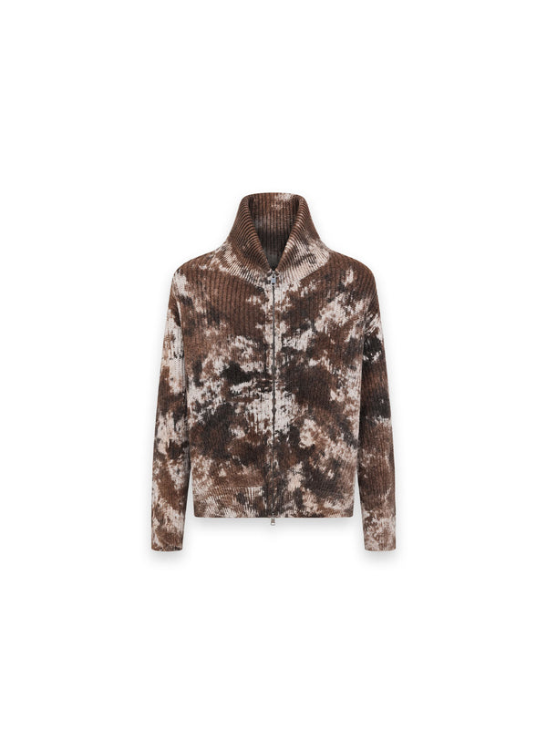 Strickjacke aus weichem Rippstrick