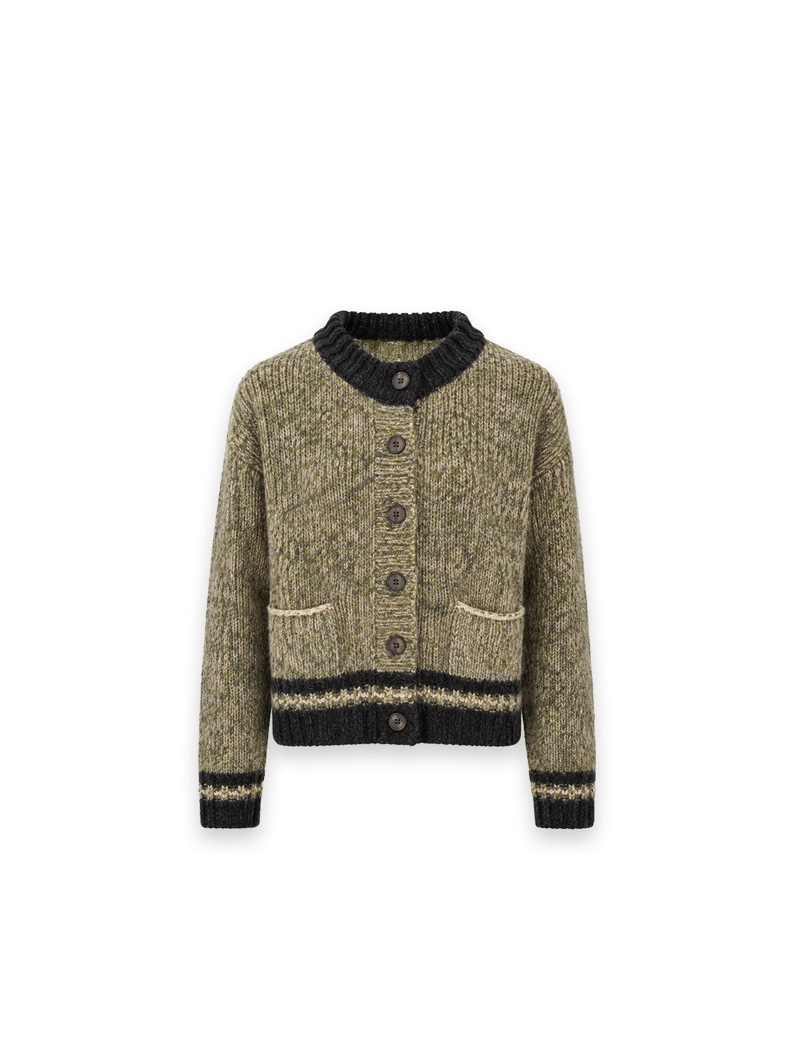 Strickjacke mit Knopfleiste