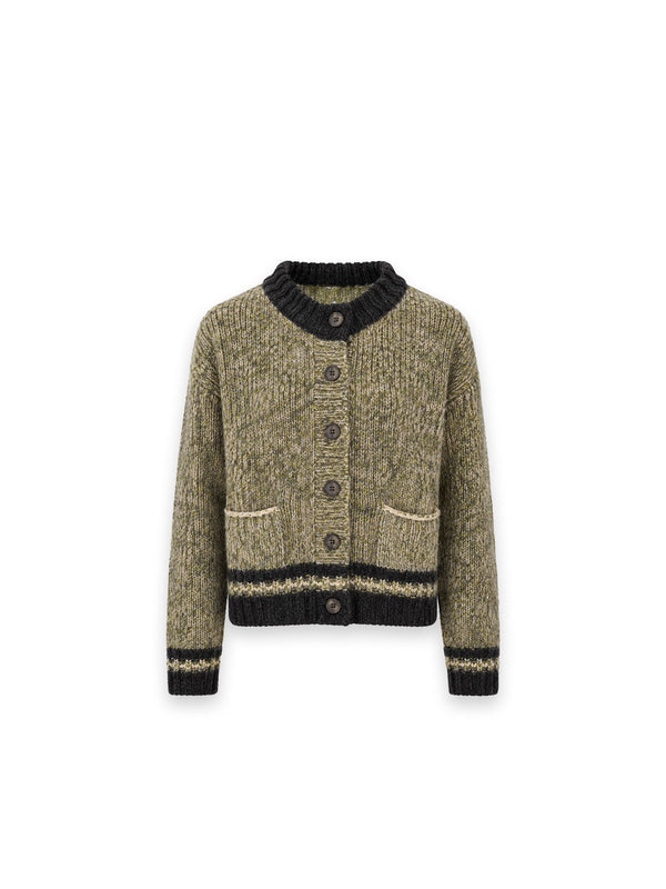 Strickjacke mit Knopfleiste