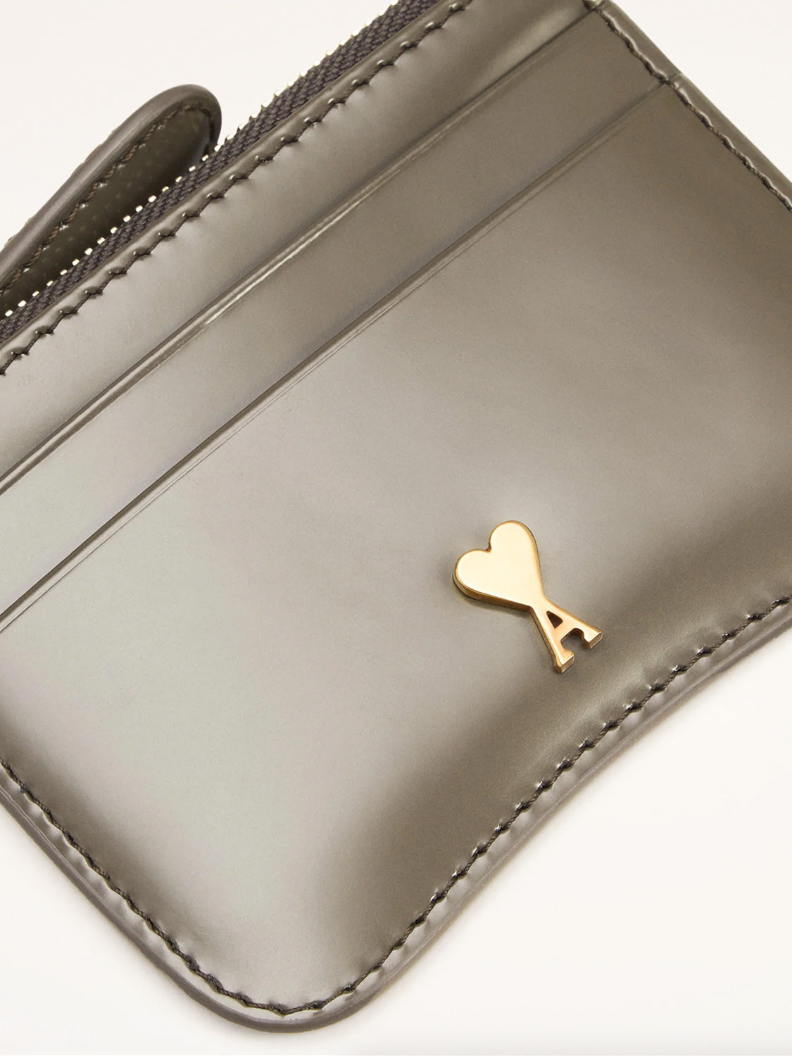 Kartenetui aus glasiertem Leder