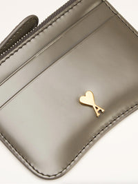 Kartenetui aus glasiertem Leder