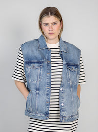 Rory – Ärmellose Jeansjacke