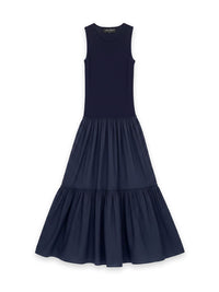 Oria - Maxikleid mit gestreiftem Rock