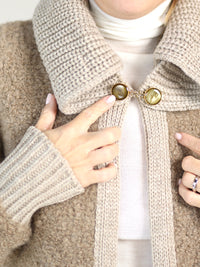 Pina – langer Strickmantel