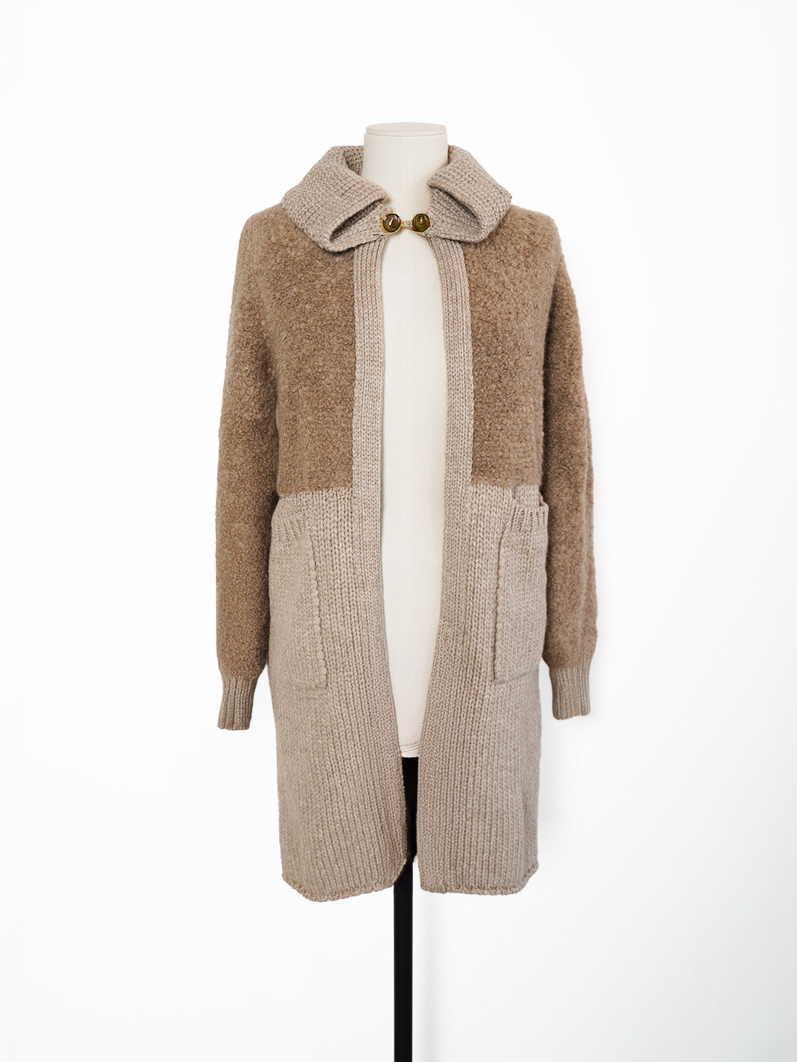 Pina – langer Strickmantel