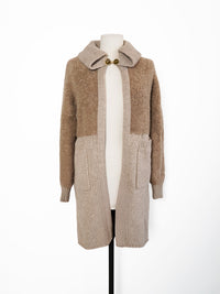 Pina – langer Strickmantel