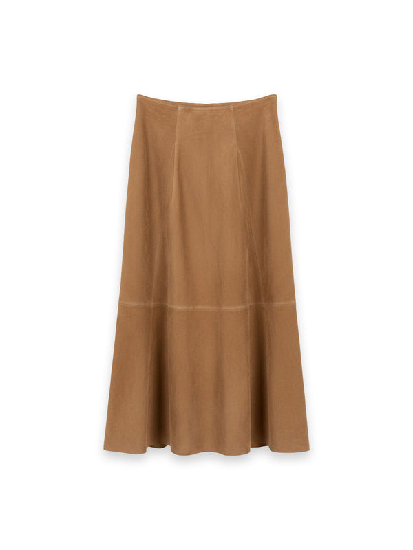 Eleni Suede Midi Rock
