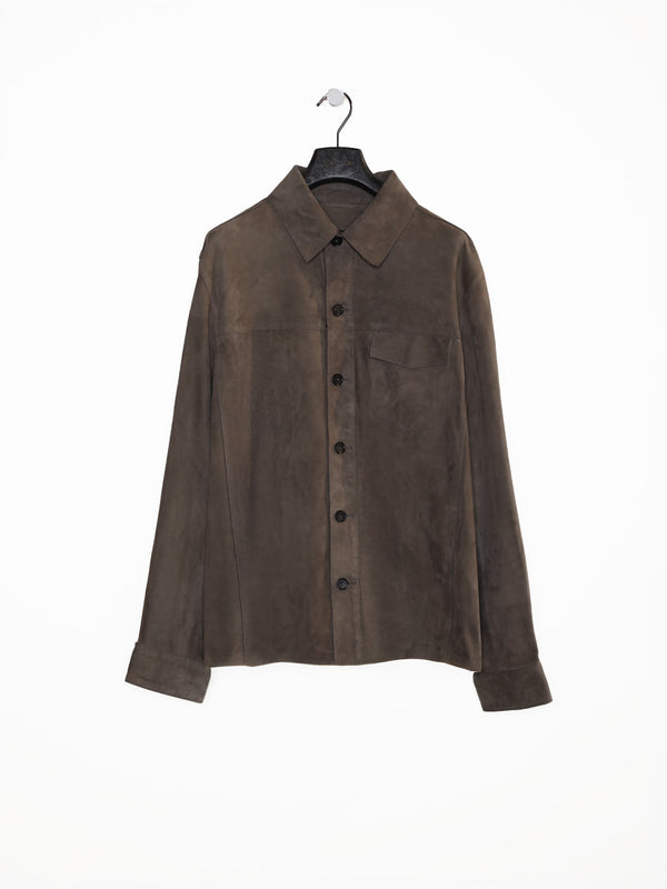 Hemdjacke aus Lammleder 