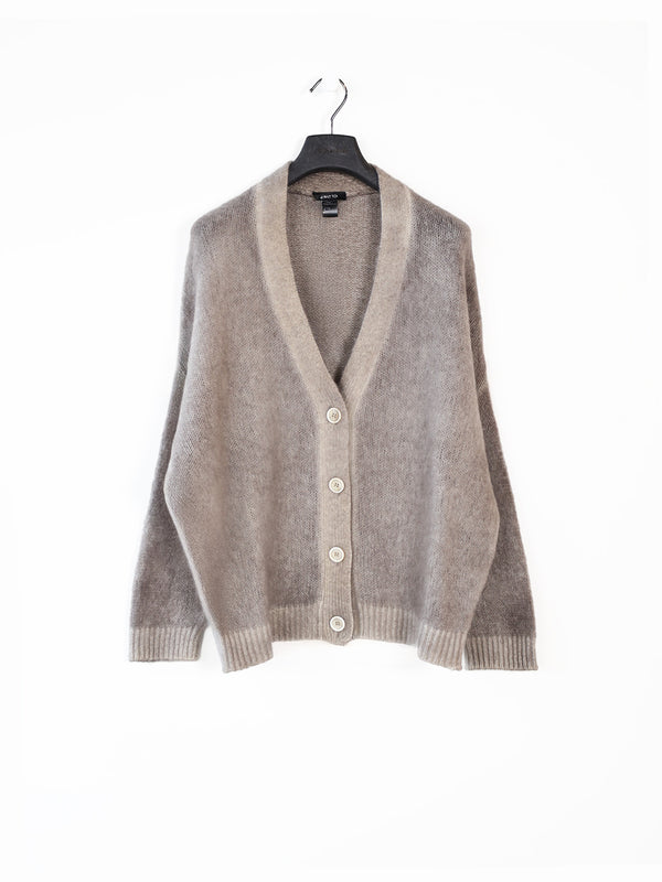Cardigan aus Cashmere-Seiden-Mix
