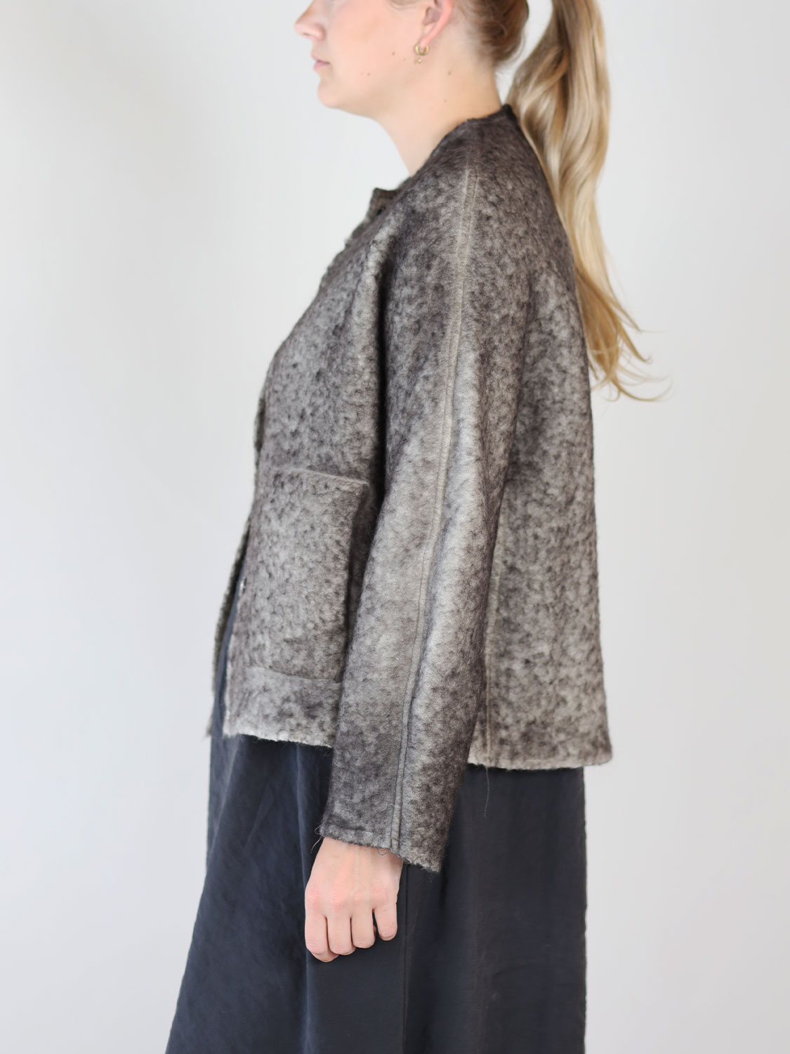 Jacke aus Alpakawolle 