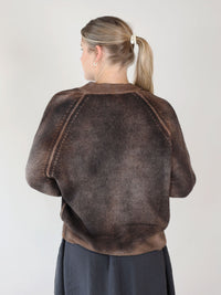 Cardigan mit Farbverläufen  