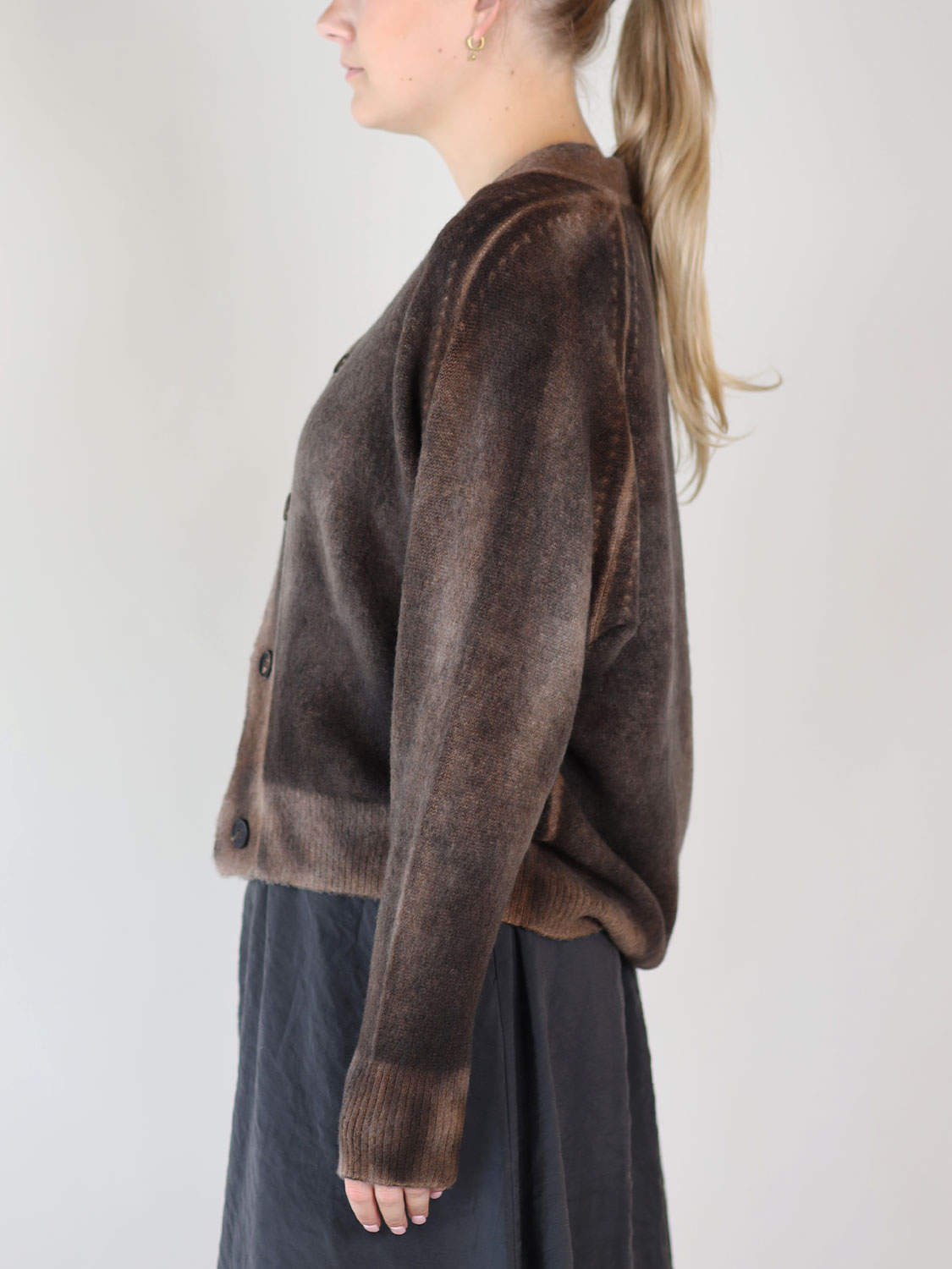 Cardigan mit Farbverläufen  