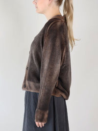 Cardigan mit Farbverläufen  