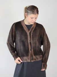Cardigan mit Farbverläufen  