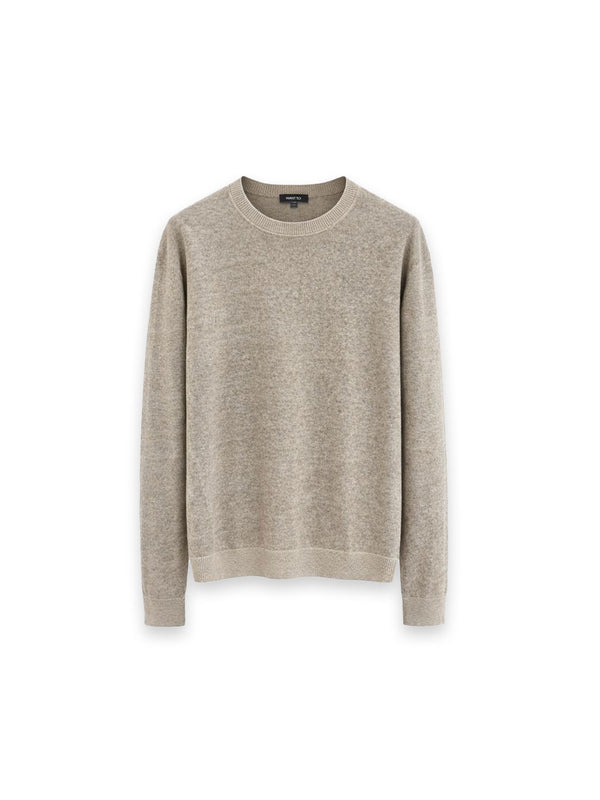 Pullover aus Leinen-Baumwoll-Mix